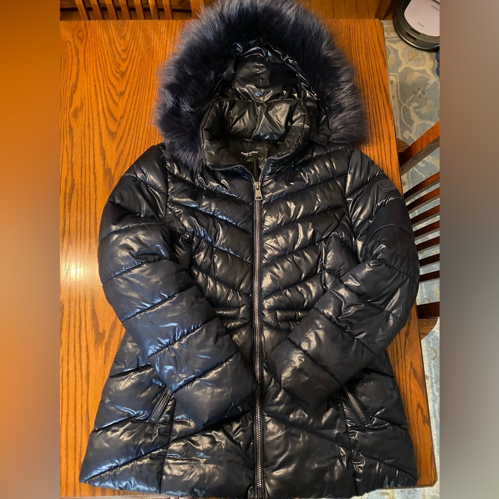 Kenneth Cole ladies puffer coat L